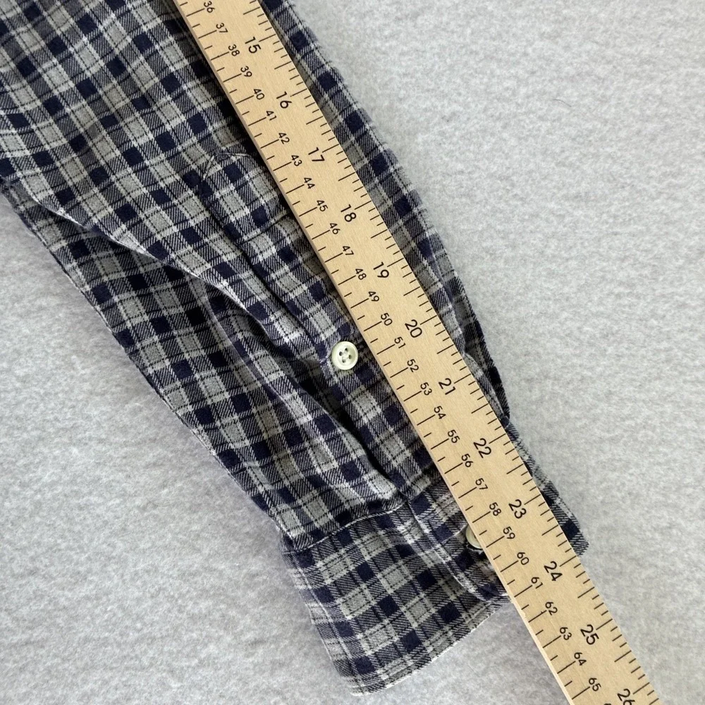 Polo Ralph Lauren Mens McMeel Fit 100% Cotton Sz L Button Up Long Sleeve Plaid